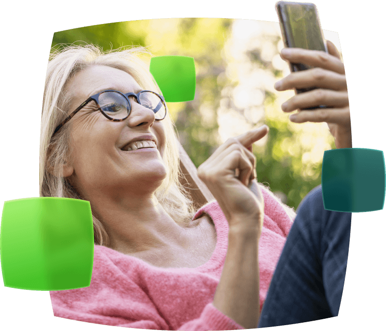 Woman on phone