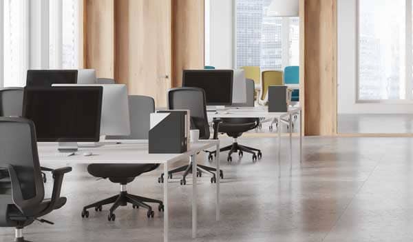 inside an office