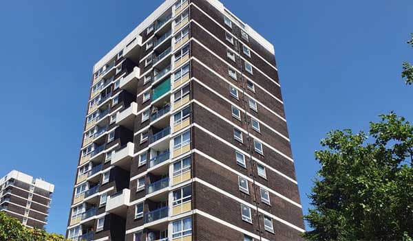 High rise flat block