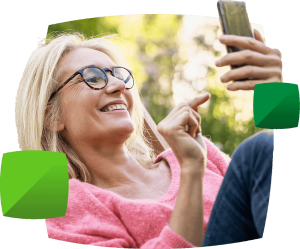 woman on phone